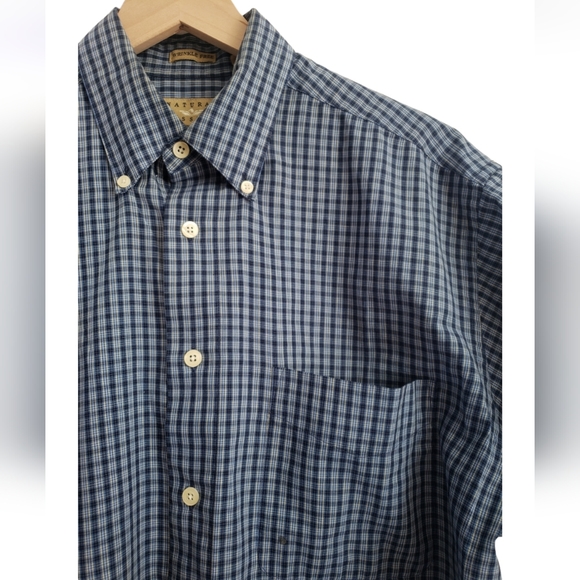 Natural Issue Mens Plaid Button Down Shirt - Picture 3 of 4